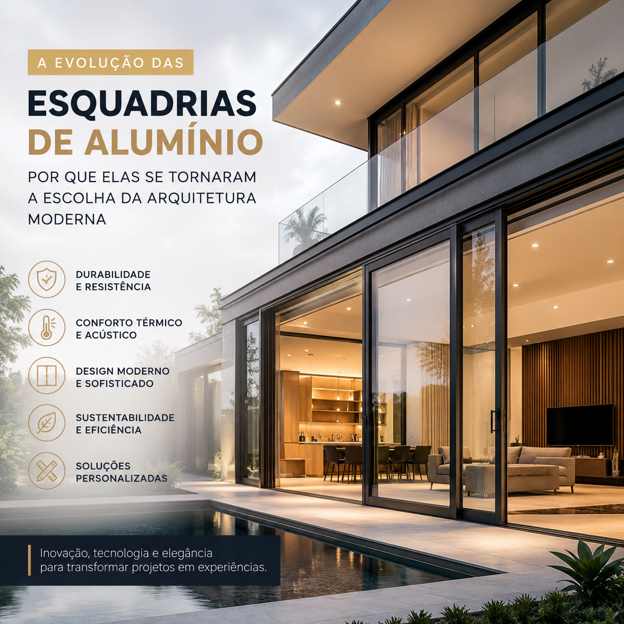 motivos da importancia de esquadrias de aluminio